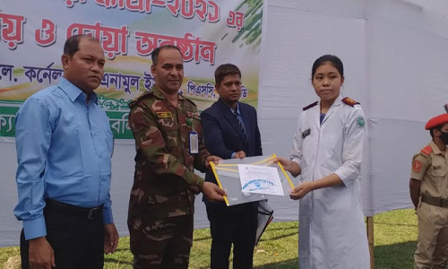 খাগড়াছড়িতে এইচএসসি পরিক্ষার্থীদের বিদায় অনুষ্ঠান