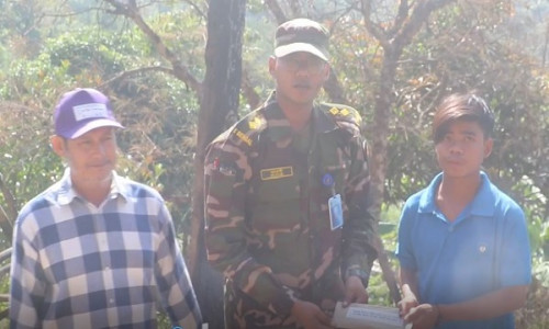খাগড়াছড়িতে সেনাবাহিনীর মানবিক সহায়তা