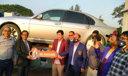 কার্নেট সুবিধায় আনা গাড়ির নিলাম: ২টি চাবি হস্তান্তর