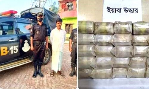 র‍্যাবের জালে ২ লক্ষ ৫০ হাজার ইয়াবাসহ গ্রেফতার আবদুল মালেক