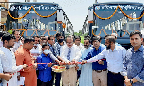 বরিশাল বিশ্ববিদ্যালয়ে যুক্ত হল নতুন দুই বাস