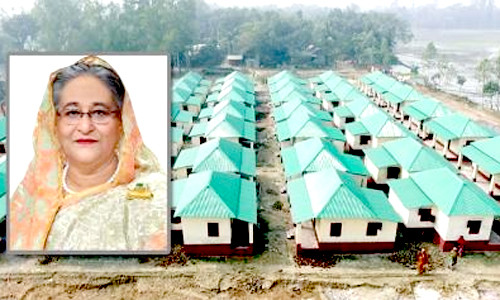 আজ প্রায় ৩৩ হাজার পরিবারকে ঈদ উপহার হিসেবে ঘর দিয়েছেন প্রধানমন্ত্রী