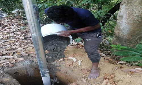 কাপ্তাইয়ে সোলার ফেন্সিং নির্মাণ শুরু