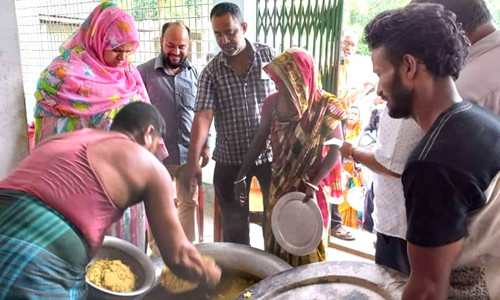 কাপ্তাই উচ্চ বিদ্যালয়ের আশ্রয় মিলেছে ২৭ পরিবারের
