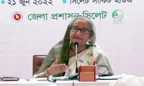 বন্যা নিয়ে ঘাবড়াবেন না, সরকার জনগণের পাশে আছে