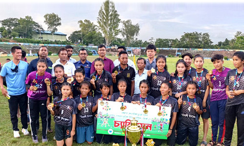 রাঙামা‌টিতে বঙ্গবন্ধু ও বঙ্গমাতা জাতীয় গোল্ডকাপ অনুর্ধ ১৭ ফুটবল টুর্ণামেন্টের ফাইনাল অনুষ্ঠিত