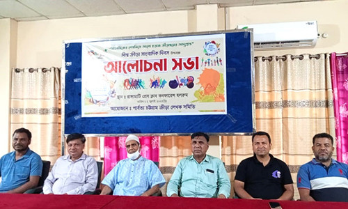 ক্রীড়া অঙ্গনকে চাঙ্গা করতে ও সংকট কাটাতে সাংবাদিকদের ভূমিকা রাখতে হবে