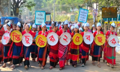 নানা আয়োজনের মধ্য দিয়ে দীঘিনালা পার্বত্য শান্তিচুক্তির ২৫ বছর পূর্তি উদ্‌যাপন