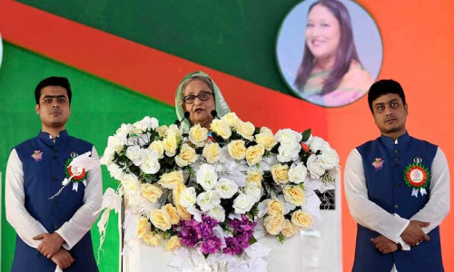 নির্বাচন ভিন্ন অন্য কোনো পথ আওয়ামী লীগ খোঁজে না বলে মন্তব্য করেছেন প্রধানমন্ত্রী শেখ হাসিনা