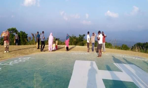 পর্যটকদের জন্য উন্মুক্ত হলো সাজেক হেলিপ্যাড
