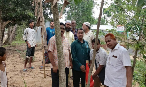 সড়কের উপর বাজার: প্রভাশালীদের দখলে খাস জমি