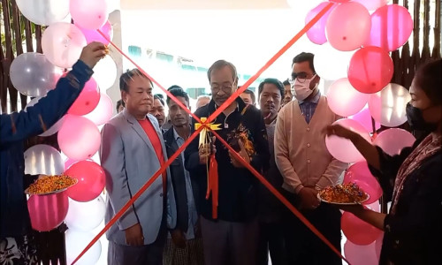 বান্দরবান জেলা পরিষদ স্কুল এন্ড কলেজ এর অস্থায়ী ক্যাম্পাসের উদ্বোধন