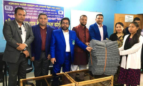 ওয়েলফেয়ার ফ্যামিলি বাংলাদেশ এর উদ্যোগে রাঙামাটি-খাগড়াছড়িতে ২হাজার শীতবস্ত্র বিতরণ