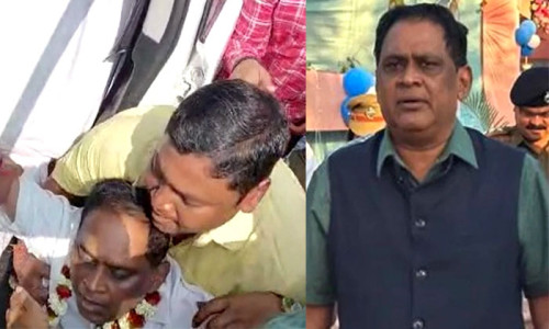 ওড়িশার স্বাস্থ্যমন্ত্রীকে পুলিশের গুলি