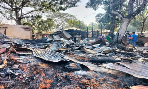 খাগড়াছড়িতে সটসার্কিটে পুড়লো ১৪ বসতঘর