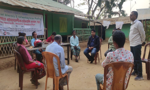 বাঙ্গালহালিয়াতে এ্যাডভোকেসি এন্ড নেটওয়ার্কিং ফোরাম সভা অনুষ্ঠিত