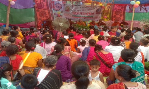 পশ্চিম ডেবাছড়া এলাকাবাসীর উদ্যোগে মহতি পূণ্যনুষ্ঠান