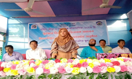 নানিয়ারচরে সানশাইন পাবলিক স্কুলে বার্ষিক ক্রীড়া প্রতিযোগিতা ও সংবর্ধনা