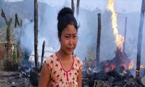 সাজেকে চুলার আগুনে জেসমিন চাকমার স্বপ্ন পুড়ে ছাই
