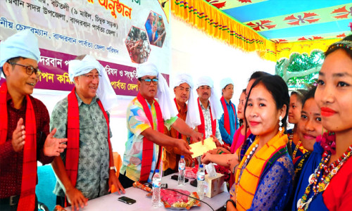 বান্দরবানে চাংক্রান পোয়ে উৎসব উদযাপন