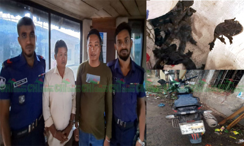 পাহাড় থেকে স্থানীয় চক্র পাঁচার করছে কোটি টাকা মূল্যের বন্যপ্রাণী; হাতেনাতে আটক-২