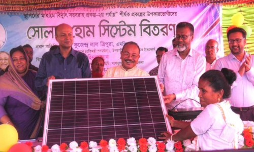 প্রধানমন্ত্রীই পাহাড়ের দুর্গম ও প্রত্যন্ত জনপদে আলোকিত করতে কাজ করছে- কুজেন্দ্র লাল ত্রিপুরা