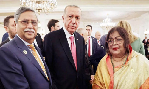 রাষ্ট্রপতি সাহাবুদ্দিনের সঙ্গে এরদোয়ানের কুশল বিনিময়