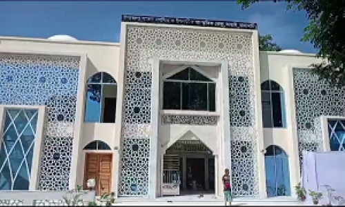 কাপ্তাইয়ে পৌনে ১৩ কোটি টাকা ব্যয়ে দৃষ্টিনন্দন মডেল মসজিদের উদ্বোধন