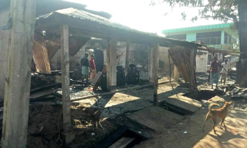 নাইক্ষ্যংছড়িতে ৬ দোকান পুড়ে ছাই : ক্ষতি ২২ লাখ ৫০ হাজার টাকা