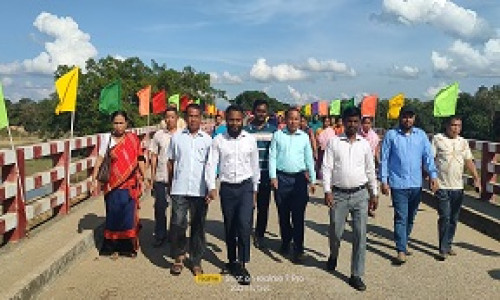 বাঘাইছড়িতে ১৫০ মিটার দীর্ঘ সেতুর উদ্বোধন