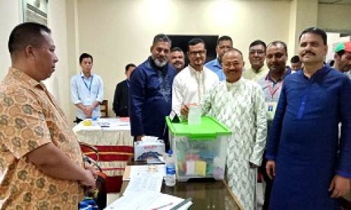 খাগড়াছড়ি কাঠ ব্যবসায়ী সমবায় সমিতির নির্বাচনে ভোট গ্রহণ সম্পন্ন