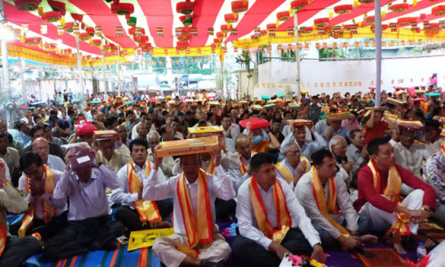বান্দরবান সার্বজনীন কেন্দ্রীয় বৌদ্ধ বিহারে শুভ কঠিন চীবর দানোৎসব