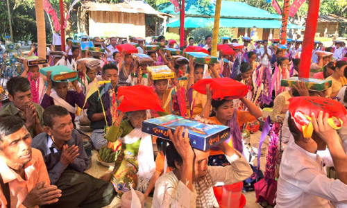 রুমায় কঠিন চীবর দানোৎসব