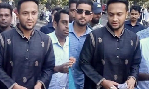 গণভবন এলাকায় মোবাইল হারালেন সাকিব, থানায় জিডি