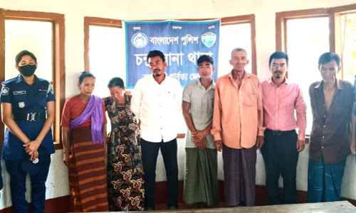 চন্দ্রঘোনায় সিআর মামলার ৭ আসামী গ্রেপ্তার