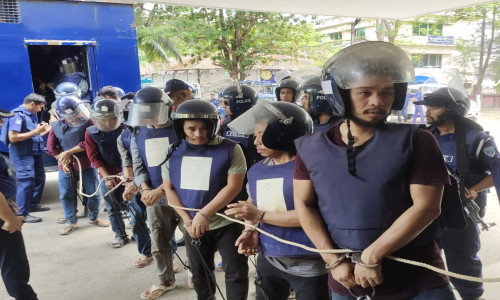 রিমান্ড শেষে ১৩ আসামী কারাগারে; নতুন কেএনএফ নারী সহযোগী আটক