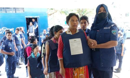 রিমান্ড শেষে ফের কারাগারে কেএনএফের ১৬ নারী সদস্য