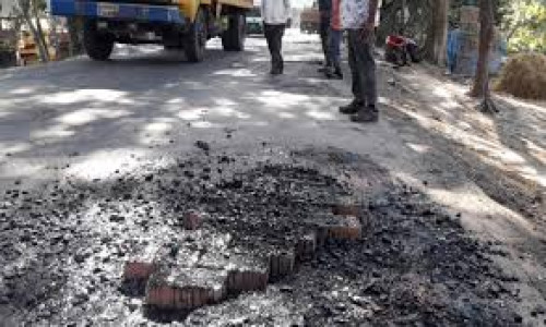 মাইনীমুখ-আটারকছড়া সড়কটির বেহাল দশা; জনদুর্ভোগ চরমে
