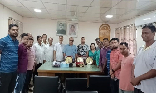 রাজস্থলী উপজেলা চেয়ারম্যান ও নবনির্বাচিত ভাইস চেয়ারম্যানদের সংবর্ধনা