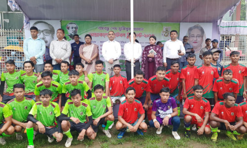 বান্দরবানে শুরু বঙ্গবন্ধু শেখ মুজিবুর রহমান আন্ত: কলেজ ফুটবল টুর্ণামেন্ট
