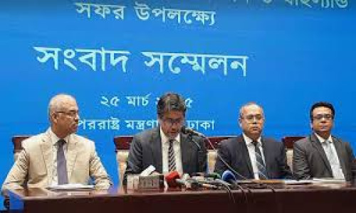 প্রথম দ্বিপক্ষীয় সফর হিসেবে চীনকে বেছে নিয়ে একটা বার্তা দিচ্ছি: পররাষ্ট্রসচিব