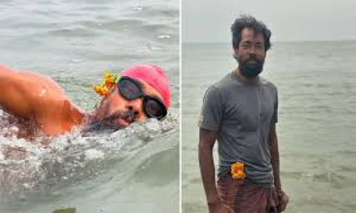 কুড়িগ্রামে ব্রহ্মপুত্র থেকে সাঁতরে যমুনা, পদ্মা, মেঘনা হয়ে বঙ্গোপসাগরে গেছেন রফিকুল