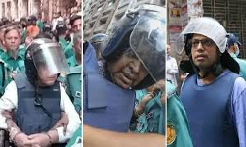 গাজীপুরে হত্যা মামলায় দীপু মনি ও পলক আদালতে, ফাঁসির দাবিতে স্লোগান ও ডিম নিক্ষেপ