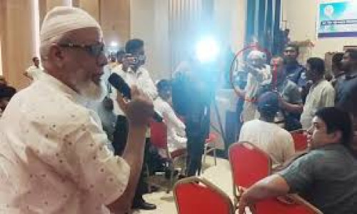 পুলিশের সুধীসমাবেশে বীর মুক্তিযোদ্ধার বক্তব্যে জামায়াত নেতার বাধা